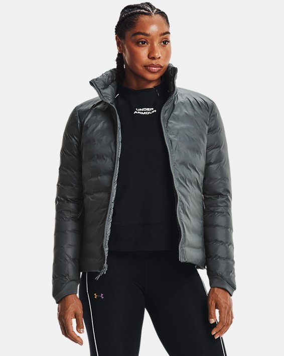 Women's UA Storm ColdGear® Infrared Down 3-in-1 Jacket, Gray, pdpMainDesktop image number 3